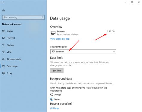 Image result for Data Usage PC Windows 10