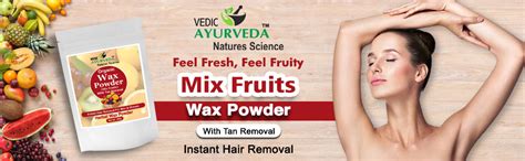 Buy Vedicayurveda Get Silky Smooth Skin with Herbal Wax Powder ...