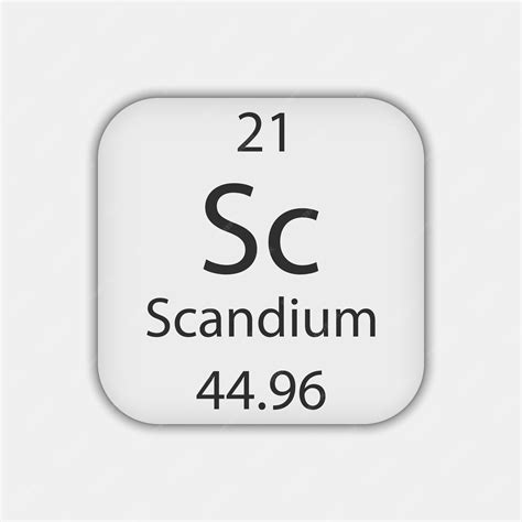 Scandium Element Symbol