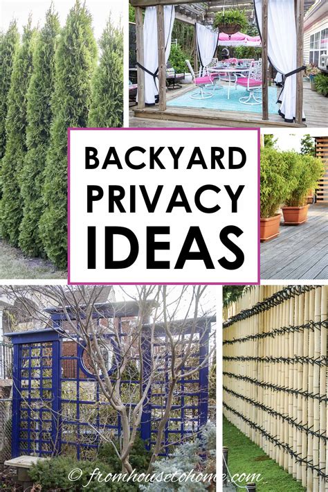Backyard Privacy Ideas For Screening Neighbors Out