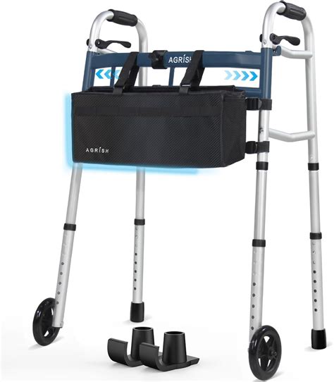 Amazon.com - Agrish Narrow Walkers with Storage Bag - FSA/HSA Eligible Width Height Adjustable ...