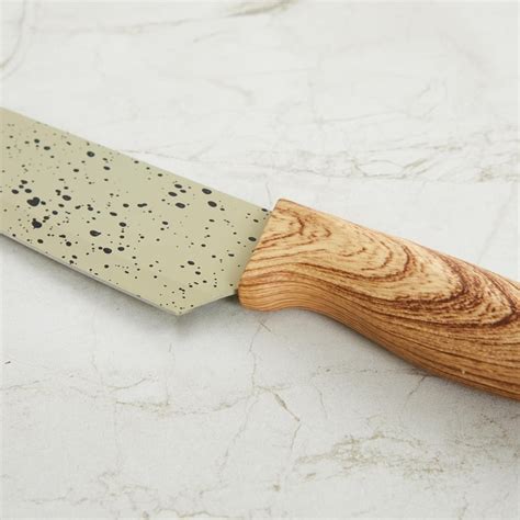 Buy Marshmallow Textured Multicolour Stainless Steel Knife - 32 cm x 4. ...