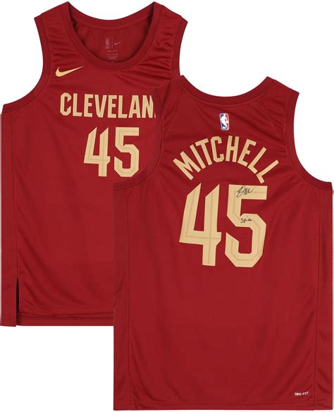 Donovan Mitchell Cleveland Cavaliers Autographed Maroon 2022-2023 Icon ...