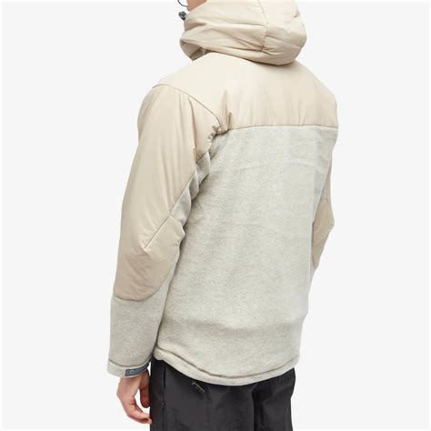And Wander Men's Top Fleece Jacket in Light Beige and Wander
