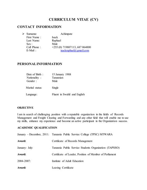 CURRICULUM VITAE | DOCX