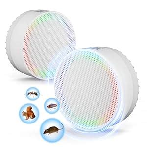 X-Pest Ultrasonic Rodent Repeller with LED Night Light,Variable ...