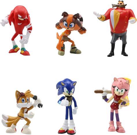 6PCS Sonic The Hedgehog Action Figures India | Ubuy