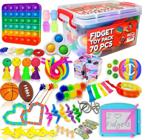 FunMom-amz Fidget Toys 70 Pcs Sensory Toys | Treasure Box India | Ubuy