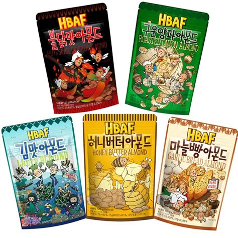 [Official Gilim HBAF] 5 Flavors Almonds Roasted India | Ubuy