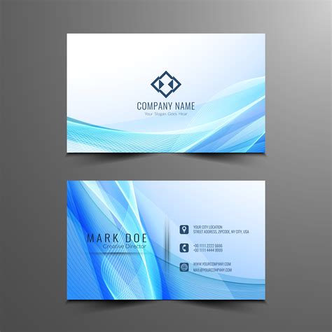 Visiting Card Design Vector 的图像结果