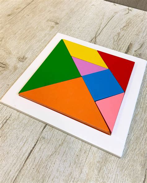 Buy Wooden Tangram Puzzle - 7 Pieces - Earthy Tweens