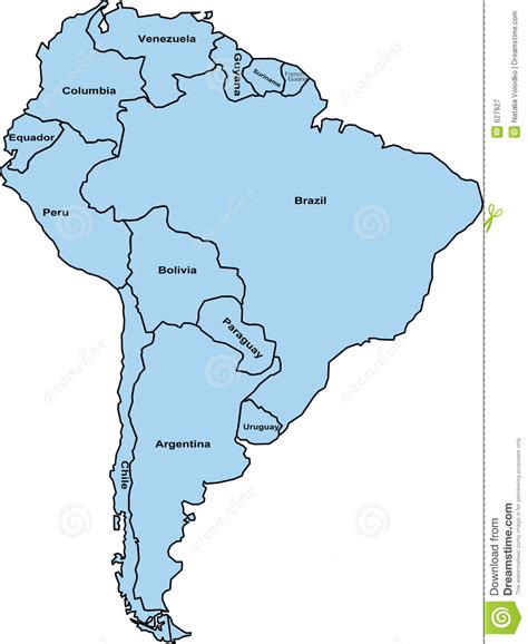 South America Map Drawing at PaintingValley.com | Explore collection of ...