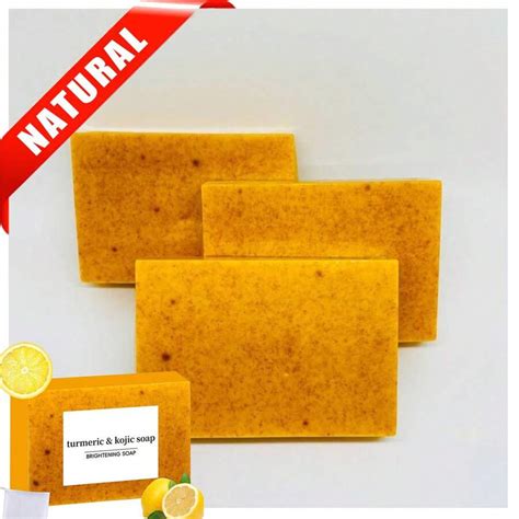 Turmeric & Kojic Acid Brightening Soap, Kojic Acid Soap, Soap Body Care ...