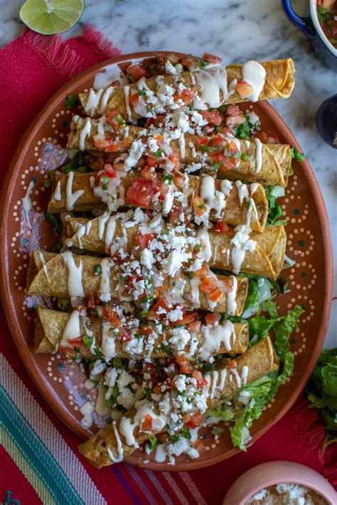 Mexican Food Recipes Flautas | Deporecipe.co
