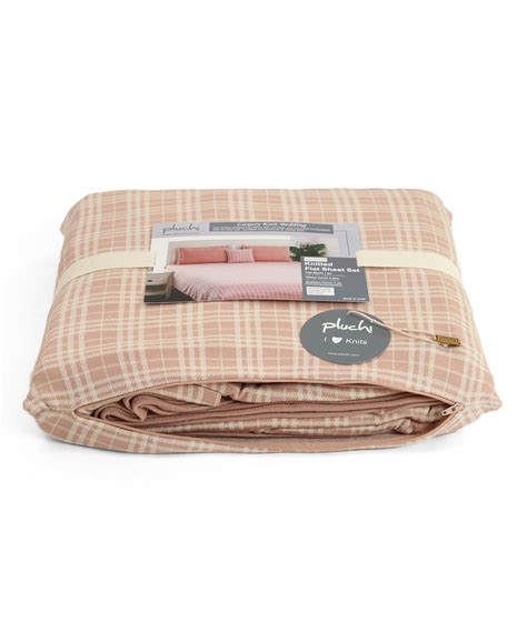 Burberry- Pale Whisper & Natural Color Cotton Knitted King Size Bed ...