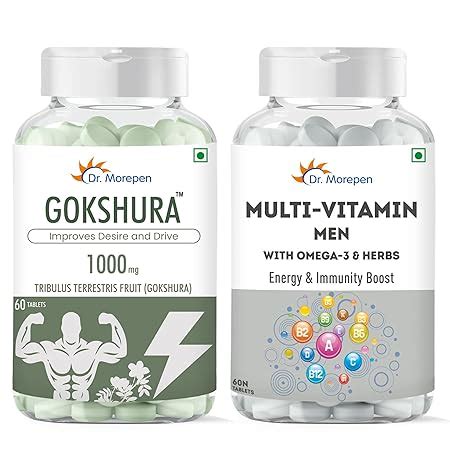 DR. MOREPEN Multivitamins For Men With Omega 3 & Herbs | Energy ...