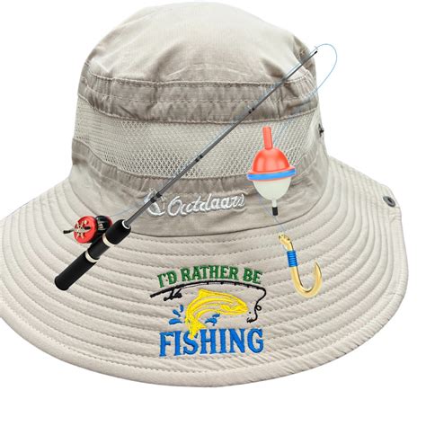 Embroidered Bucket Fishing Hat: Waterproof Outdoor Sun Hat - Etsy