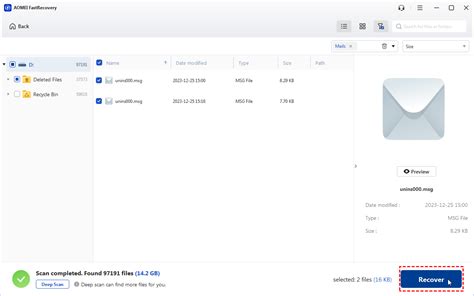 Mail File Recovery 的图像结果
