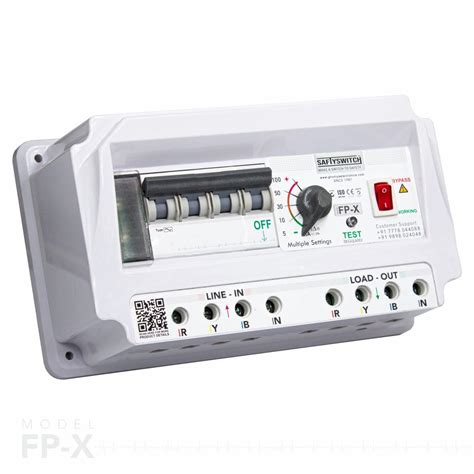 Saftyswitch FPX 63A Three Phase 4 Pole Circuit Breaker | RCCB | ELCB ...