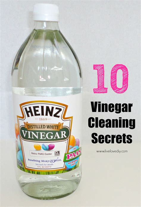 LiveLoveDIY: 10 Vinegar Cleaning Secrets