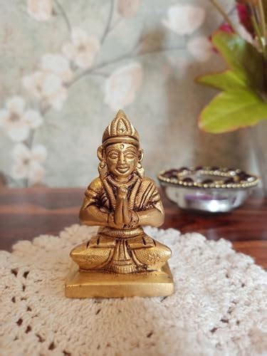 Buy BOND SQUAD Handmade Brass Maa Parvati Statue, Gifts for Pooja ...