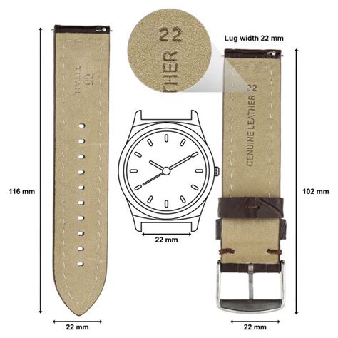 Buy Online 22 mm Brown Genuine Leather Strap for Men - nf102021022sq ...