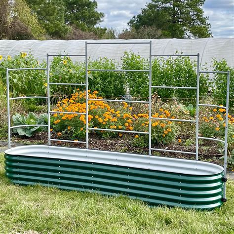 Raised Garden Bed With Trellis Arch at Loretta Sams blog