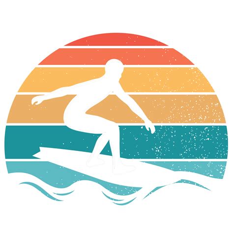 vintage hawaii surfing label design 23416439 PNG