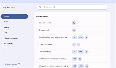 Image result for Chrome OS Keyboard Shortcuts