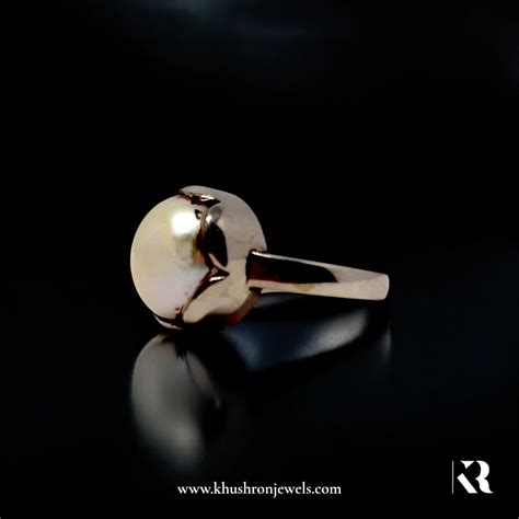 Sterling Silver Pearl Ring – Khushron Jewels