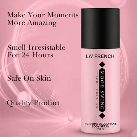 Buy LA FRENCH MOOD SWING DEODORANT FOR MEN & WOMEN | 150ML Online & Get ...