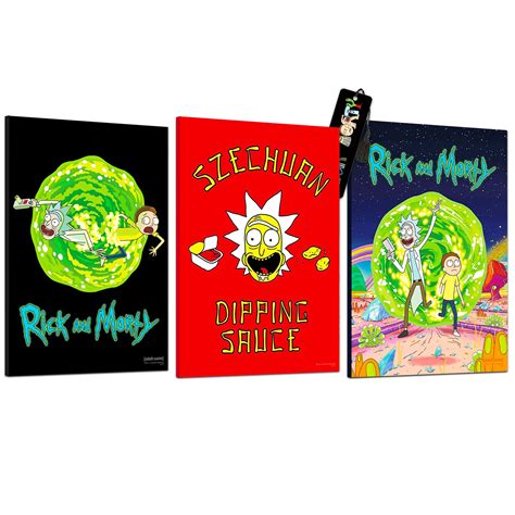Adult Swim Rick And Morty Poster Set Bundle Includes 3 | Desertcart INDIA