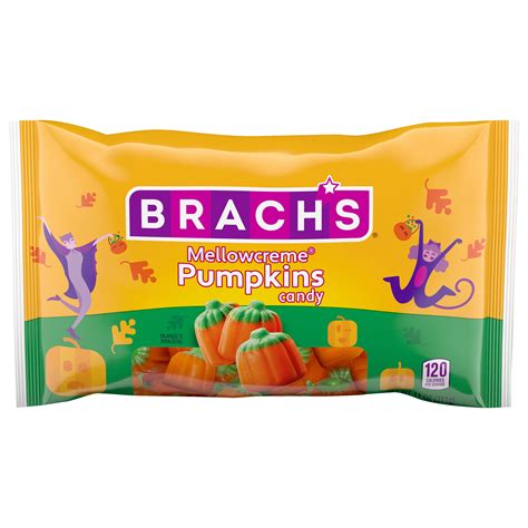 Brach's Classic Mellowcreme Pumpkins Candy, Perfect for Halloween Treat ...