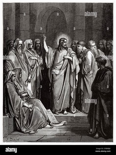 Jesus preaches in the synagogue of Capernaum (Matthew 13) New Testament ...