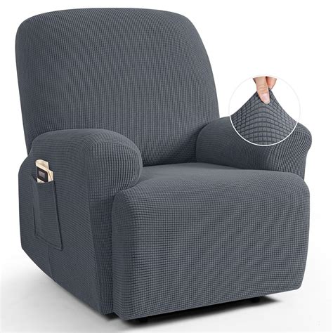 TAOCOCO Recliner Cover 4-Pieces, Slipcover for Recliner & Couch, Soft ...