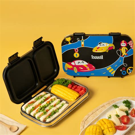 Bento 2 Compartment Lunch Box - Buy Stainless Steel Two Compartment ...
