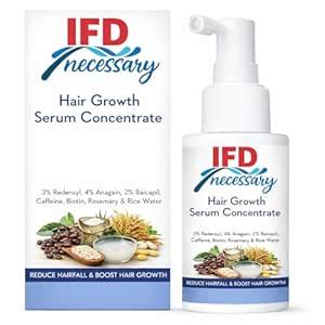 Buy IFDnecessary® Hair Growth Serum Concentrate | Redensyl, Anagain ...