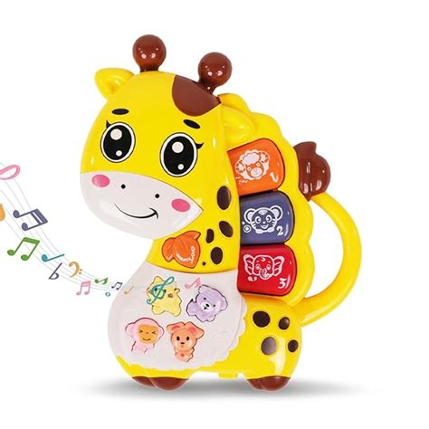 Buy Wembley Giraffe Piano Toys for Kids with Flashing Light Sound ...