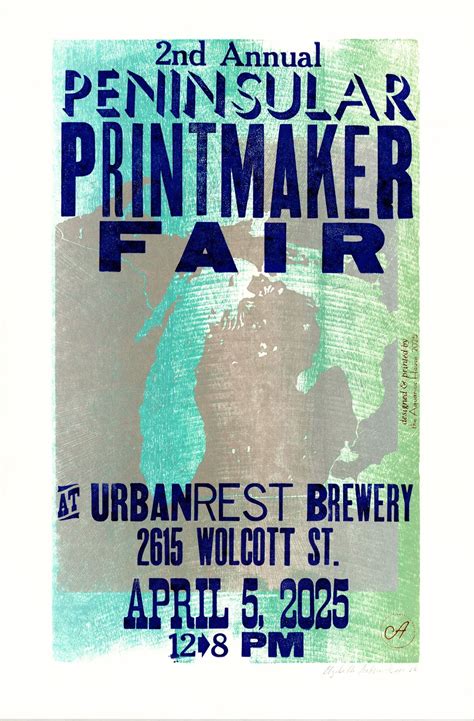 2nd Annual Peninsular Printmaker Fair, 2615 Wolcott St, Ferndale, MI ...