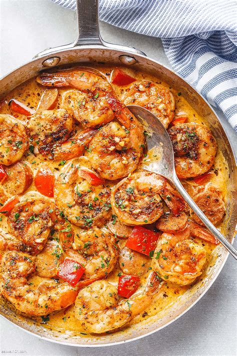 Creamy Cajun Shrimp and Sausage Recipe — Eatwell101