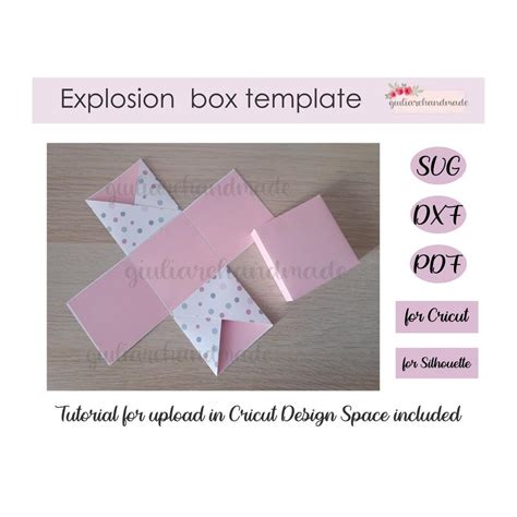 Image result for Explosion Box Template SVG
