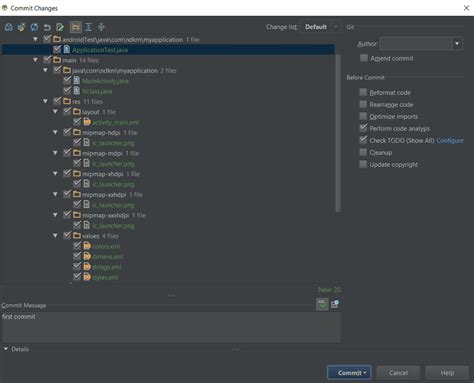 How to Push Code to GitHub From Android Studio 的图像结果