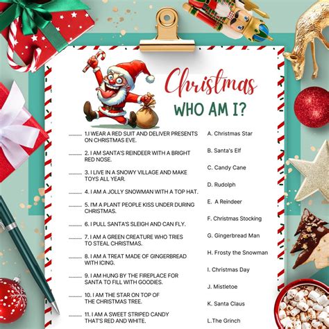 Christmas Riddles Game, Fun Christmas Games Large Group Adults, Office ...