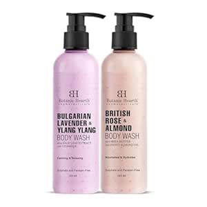 Buy Botanic Hearth British Rose and Bulgarian Lavender Body Wash Shower ...