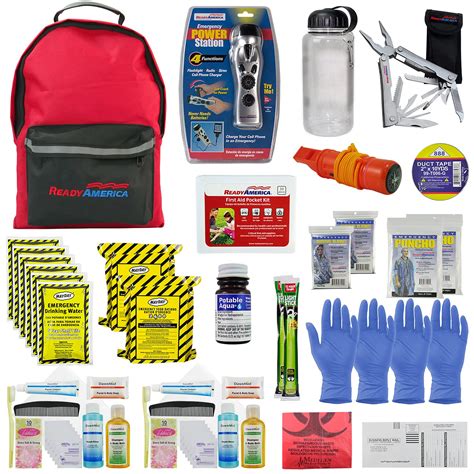 Ready America 72 Hour Deluxe Emergency Kit, 2-Person 3-Day Backpack ...