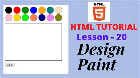 Image result for Creating a Simple Paint with HTML Code Camp