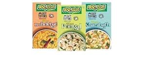 HALLIMANE Bisi Bele Bath Mix, Pongal Mix and Khara Bath Mix Combo Pack ...
