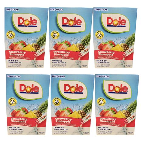 Dole On The Go Drink Mix Strawberry Pineapple Flavor No, 08/21/2022