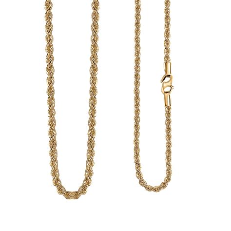 Buy 22K Yellow Gold Rope Chain, Gold Rope Necklace, Yellow Gold Rope ...