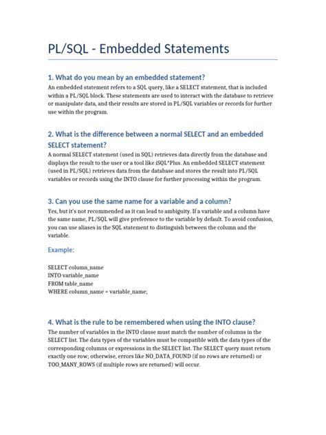 Image result for SQL Embedded Select Statement Example